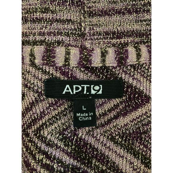 Apt. 9 shimmery open drape cardigan size L - Picture 6 of 9